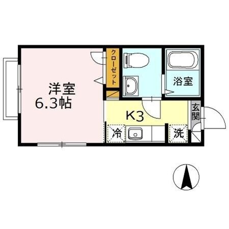 サザンEX IIIの物件間取画像